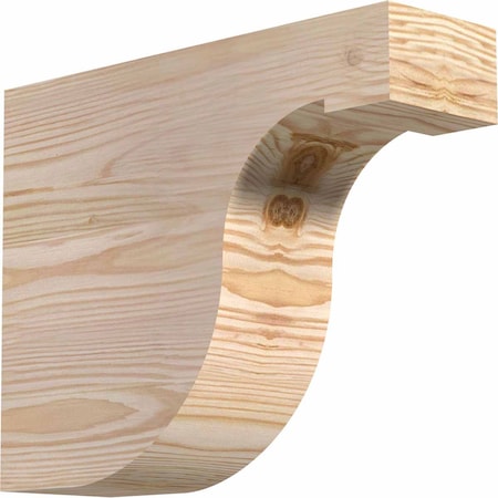 Ekena Millwork Del Monte Smooth Rafter Tail, Douglas Fir, 3 1/2"W x 10"H x 12"L RFT04X10X12DEL00SDF